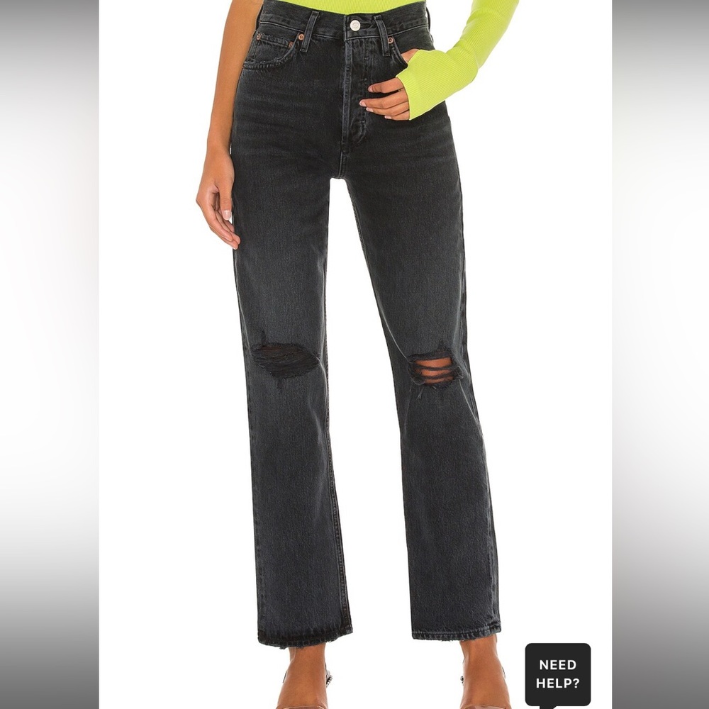 Agolde 90s pinch waist jeans in howl